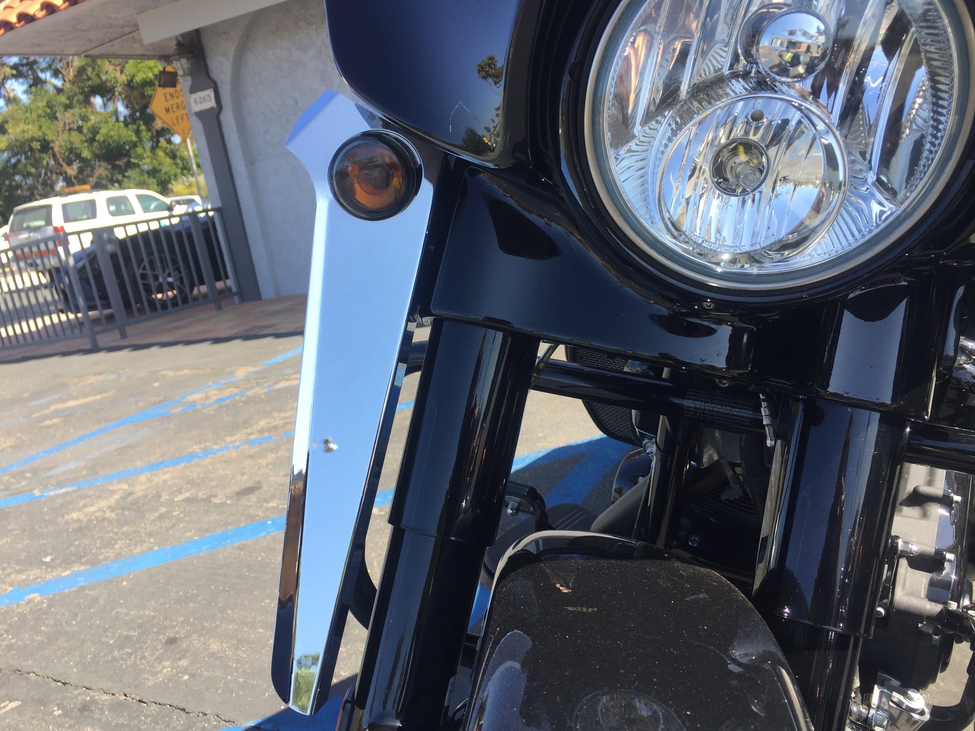 Chrome Street Glide Wind Deflectors
