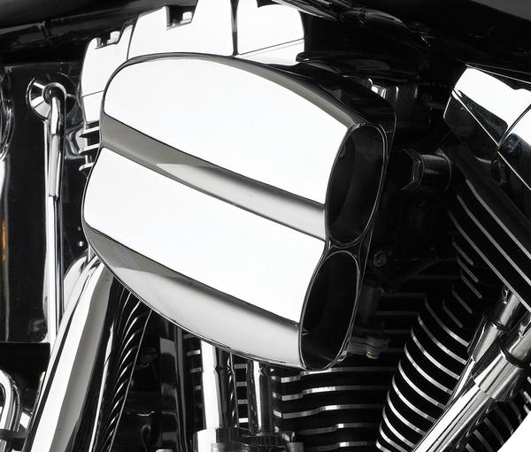 chrome MoFlow Air Cleaner for Harley Davidson Motorcycles