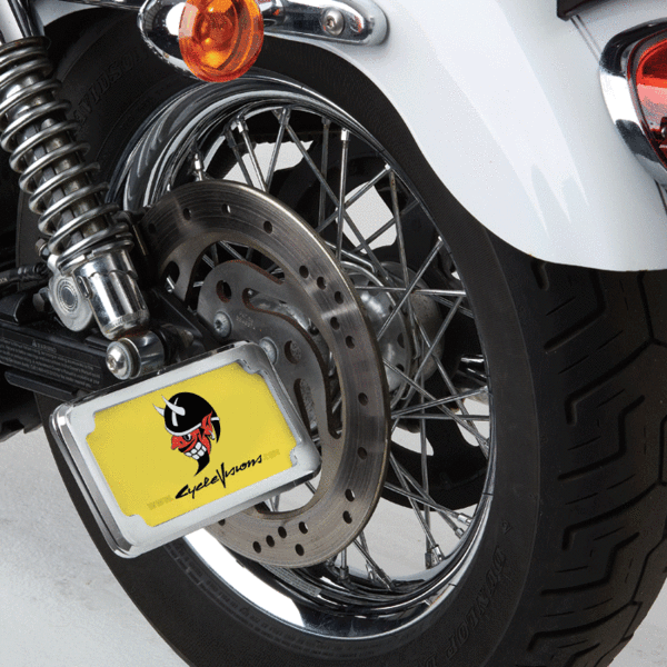 In-Close License Side Mount Plate Holder