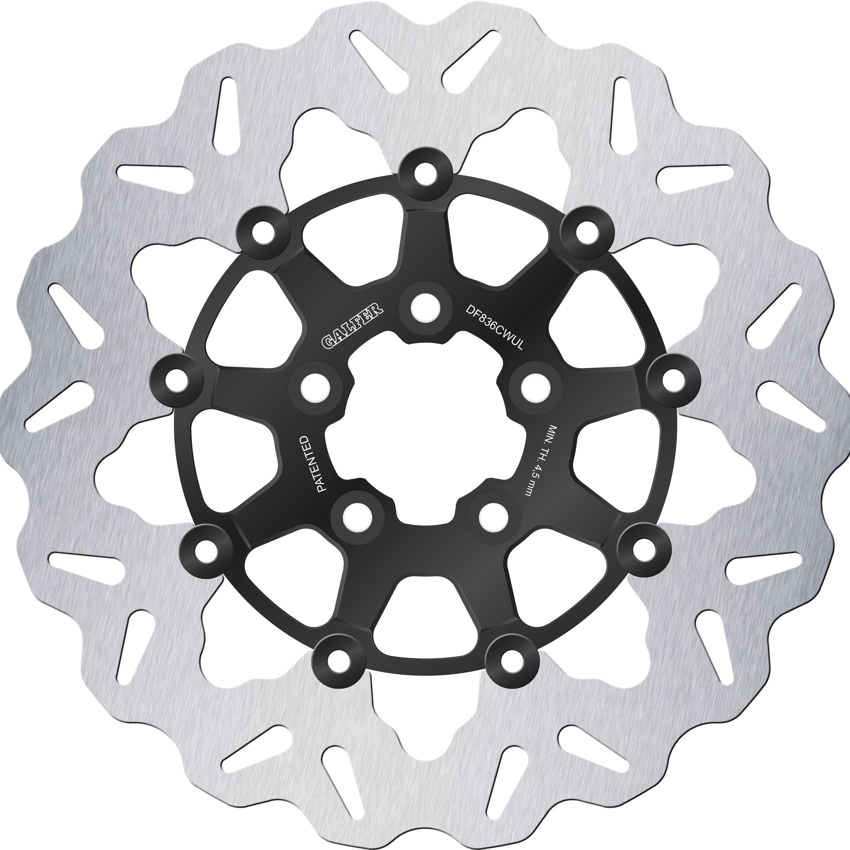 11.8" Standard Floating Wave® Rotor - Rear - Harley Davidson
