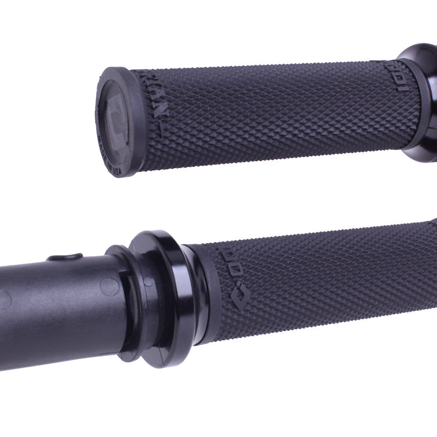 ODI Lock-On Ruffian Grips For 2024-Up-Touring & 2025-Up M8 Softails Black