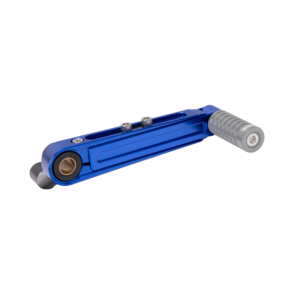 Blue Adjustable Brake Arm for Harley-Davidson M8 Softails