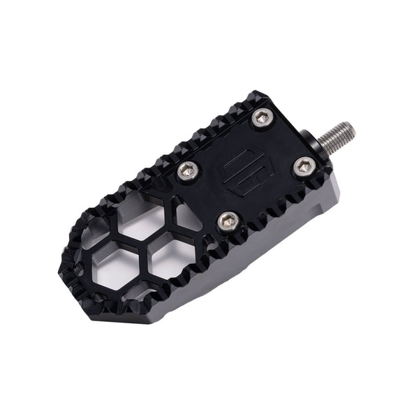 Black Harley Davidson Touring Bagger Mini Brake Pedal Gripper kit for Adjustable Brake Arm