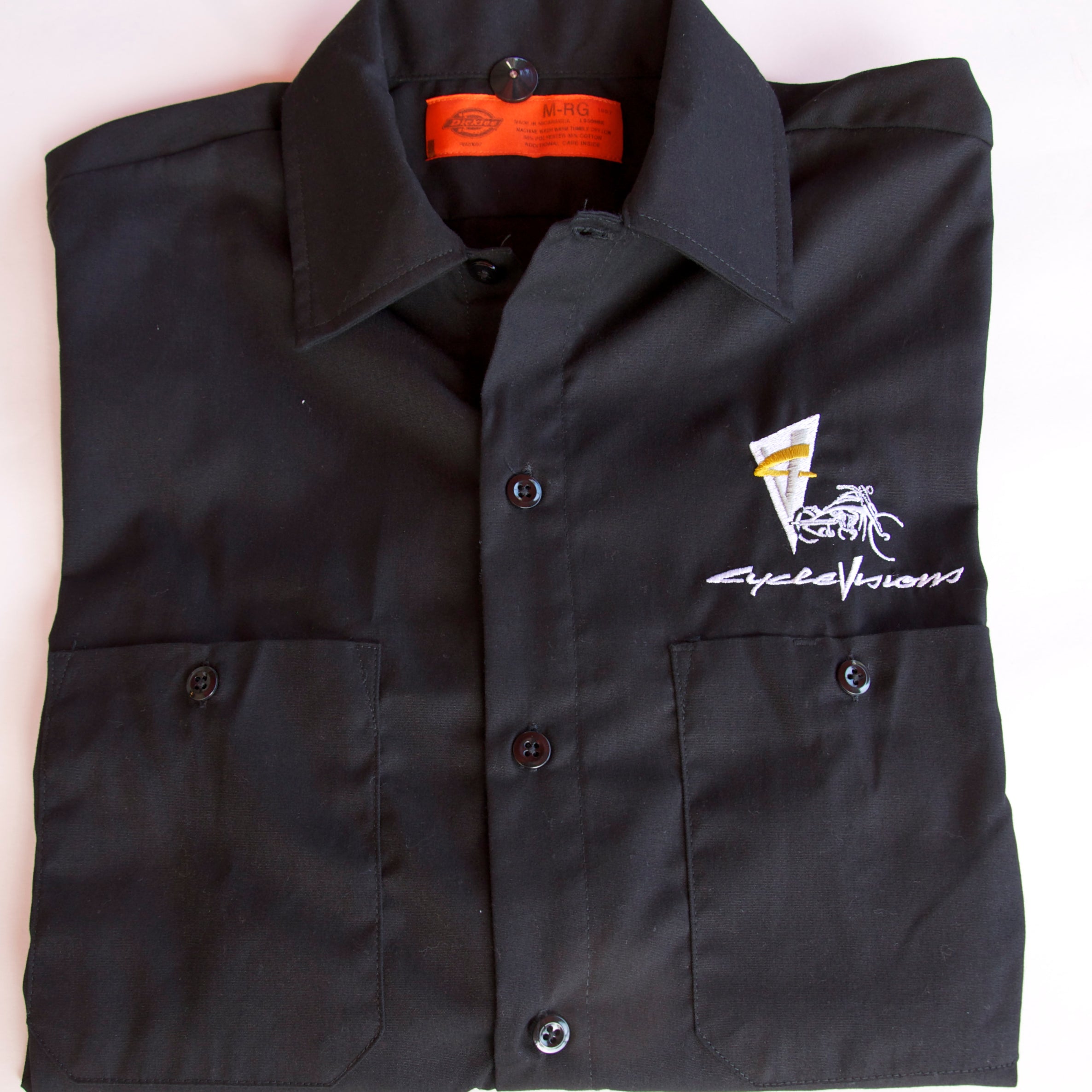 CycleVisions Emb.Logo Shirt - Black CV13BK