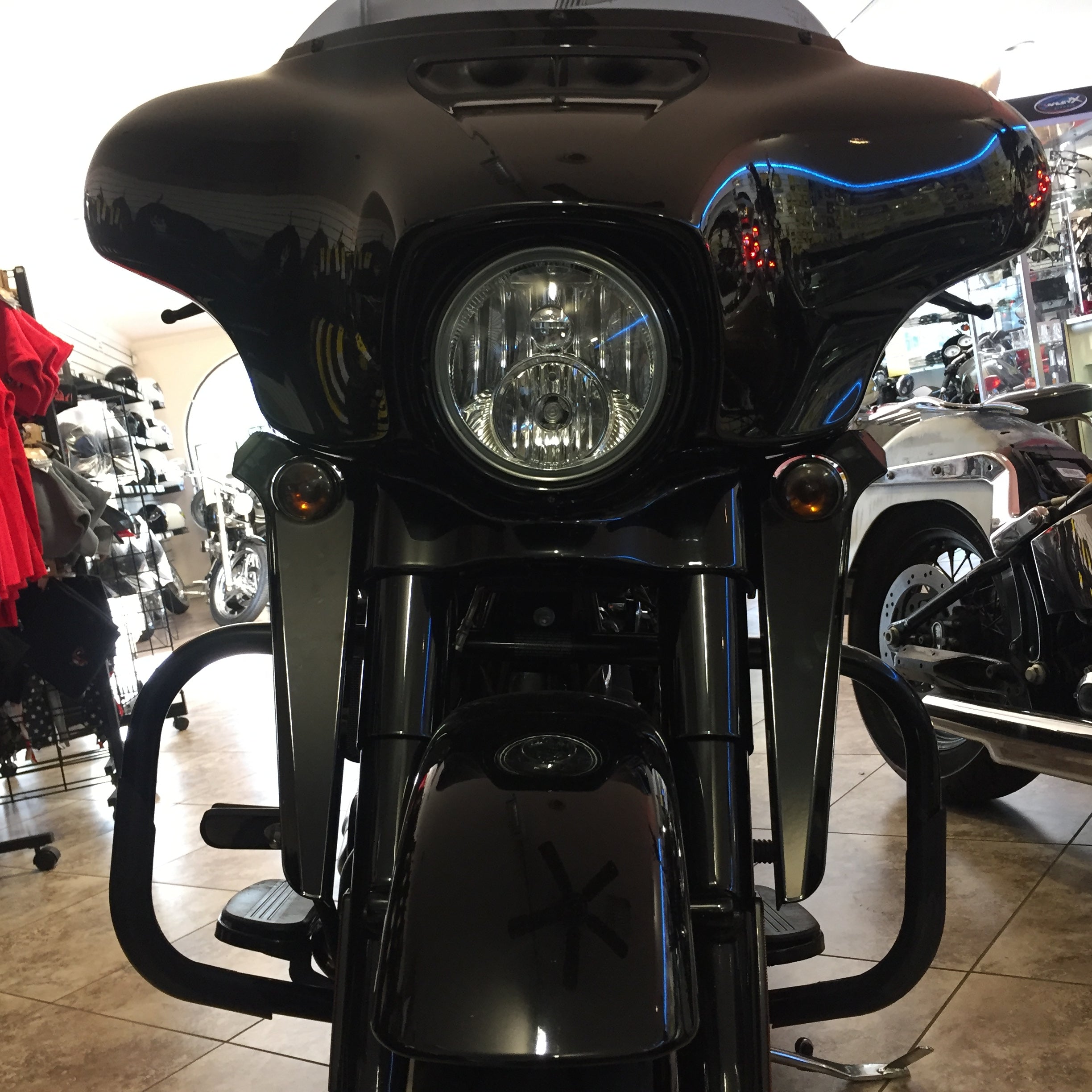 Gloss Black Street Glide Wind Deflectors