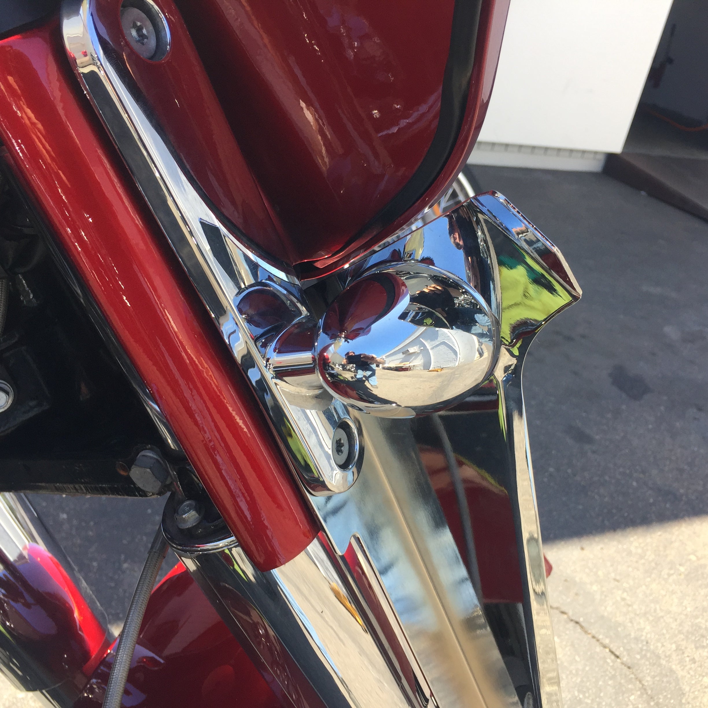 Chrome Street Glide Wind Deflectors