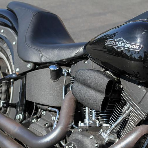 Wrinkle Black MoFlow Air Cleaner for Harley Davidson Motorcycles