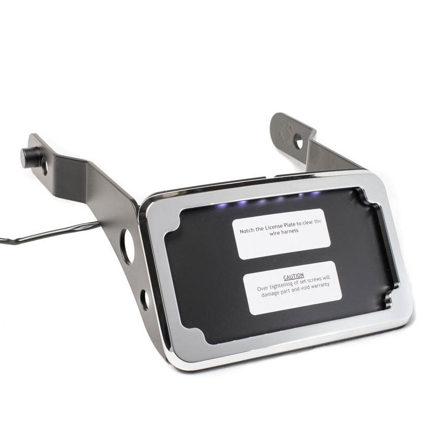 Curved License Plate Relocation for Harley Davidson Dyna models